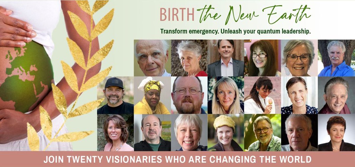 A truly phenomenal day tomorrow, Day 6 of the FREE Birth the New Earth series. Day 6 conversations include Dr. <a href="/ErvinLaszlo/">Ervin Laszlo</a>, Dr. Jude Currivan, Dr. <a href="/MichaelEMann/">Prof Michael E. Mann</a> &amp; @V_Steffensen with <a href="/DrKylieHarris/">Dr Kylie Harris</a> &amp; Dr. <a href="/MickCollins20/">Mick Collins PhD</a> Join us! birthnewearthsummit.com #BirththeNewEarth #COP26