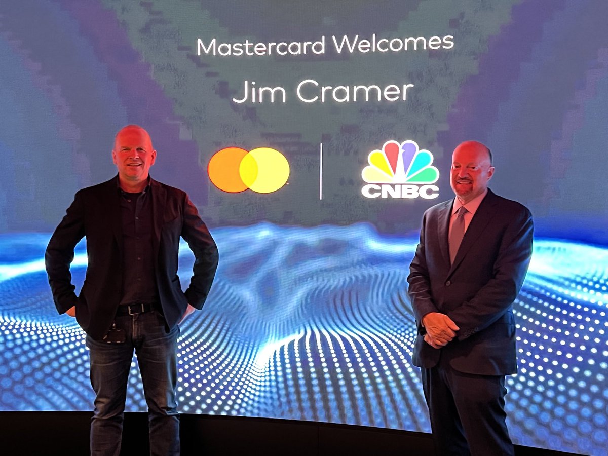 tonight Mastercard’s Michael Miebach!  Rare interview !