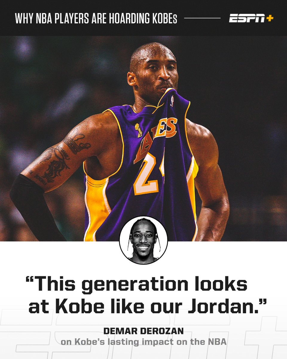 Kobe's sneaker line has become the most popular shoe among NBA players. It's also the hardest to get.

<a href="/WindhorstESPN/">Brian Windhorst</a> explains why ➡️ es.pn/3C1aNQt