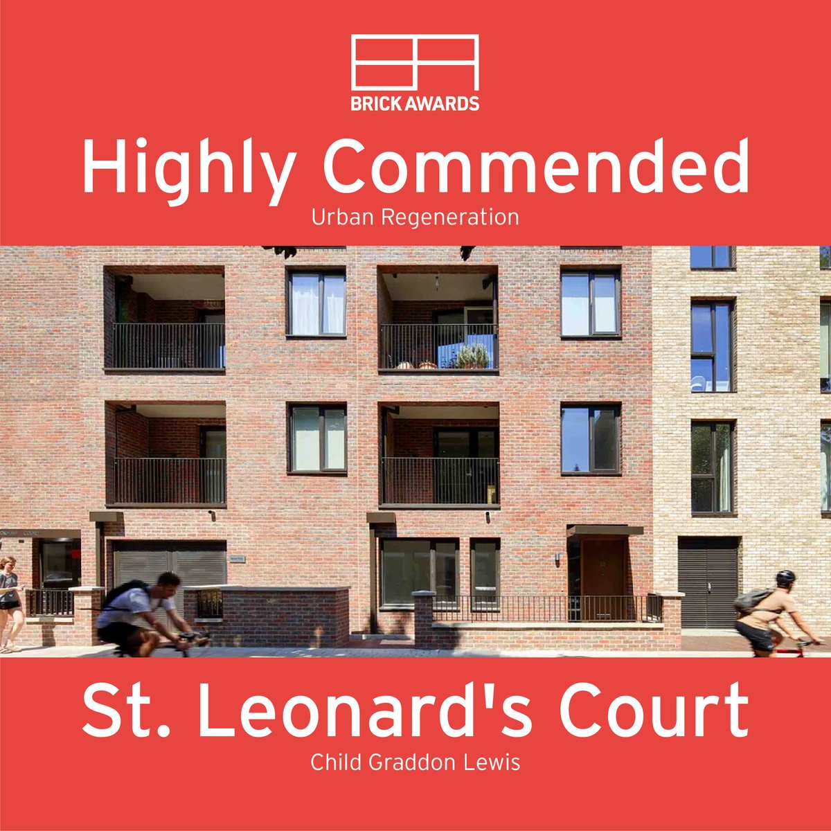 mbhplc's tweet photo. Congratulations to @CGLUK for being Highly Commended in the Urban Regeneration Category with "St. Leonard's Court"! #brickawards2021 https://t.co/LOsgouVHk3