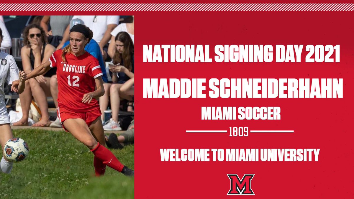 MiamiOH_Soccer's tweet photo. 🦅‼️NEW REDHAWK ‼️🦅
Welcome Maddie to the Miami Soccer Family‼️⚽️🦅 #RiseUpRedHawks #LoveAndHonor #ConsistentThreat https://t.co/kn4ThV0yu3