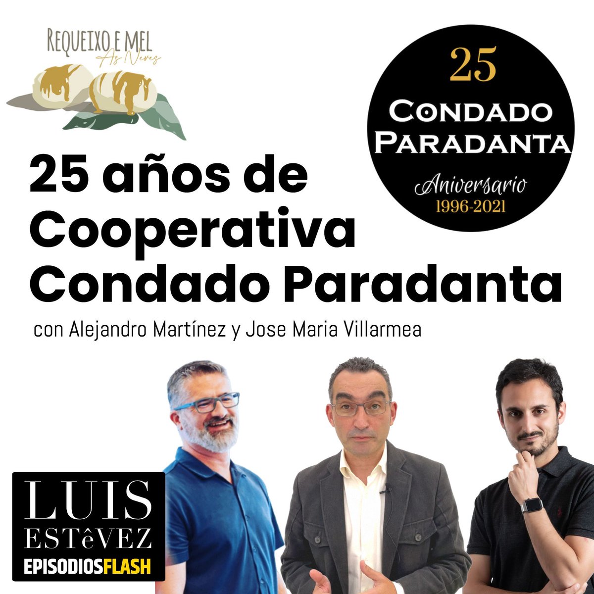 luisestevez_es's tweet photo. 🆕 Podcast 🎙️25 años de Cooperativa Condado Paradanta #99
🕙 21:50 minutos

Episodio homenaje a la buena gente de la Cooperativa Condado Paradanta de As Neves. Este 2021 cumplen 25 años desde su fundación.

➡️ https://t.co/hv3hACn1Tn
También disponible en Spotify, iVoox... https://t.co/pamAk57jEe