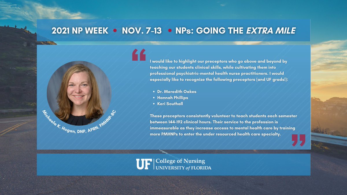 UFNursing's tweet photo. We are closing out a successful #NPWeek with two special #GatoRNursing NPs! #CareLeadInspire https://t.co/03z8ZbsAGg