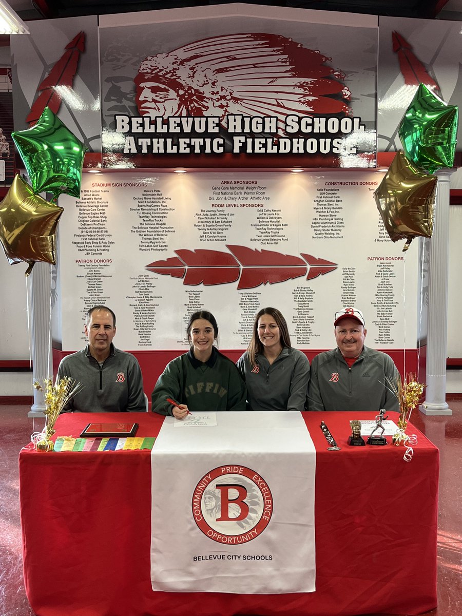Congratulations Kearston on signing with Tiffin University and continuing your education and athletic career with the <a href="/gotiffindragons/">Tiffin University Athletics</a> program. #BellevueProud