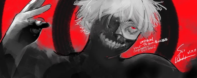 おめでたき絵、久々にカネキ https://t.co/uQWMbR3zvy 