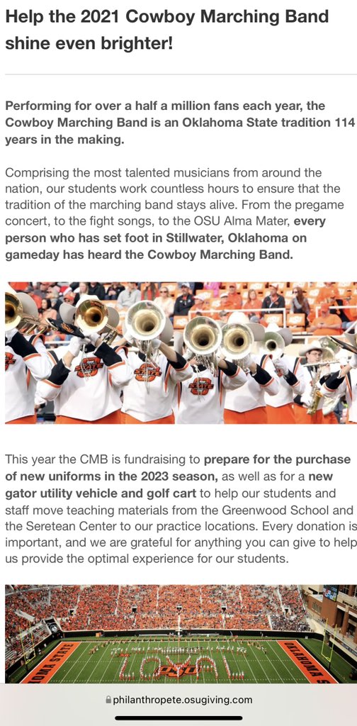 Cowboy Marching Band tweet media