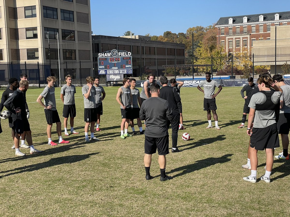 BIGEAST's tweet photo. It’s #BEfutbol Practice Day! The Semifinals of the conference championship get underway from Shaw Field 𝘁𝗼𝗺𝗼𝗿𝗿𝗼𝘄 on @FloFC_. 

#1 @GUHoyasMSoccer vs. #5 @NovaMSoccer - 11 a.m. ET

#2 @PCFriarsMSoccer vs. #6 @ButlerMSoccer - 1:30 p.m. ET https://t.co/kwqf7Q5BWA