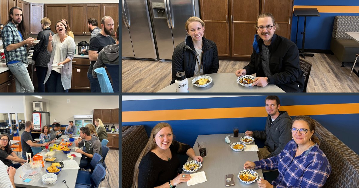 Today we hosted our annual Syncroness chili cook-off, perfect for a chilly day! All chilis were great, but only a few could win. Here are the winners:

Best Traditional: Alec Perry
Best Non-Traditional: Nic Deininger (Green Chili) 
People's Choice: Nic Deininger and Dawn Howe