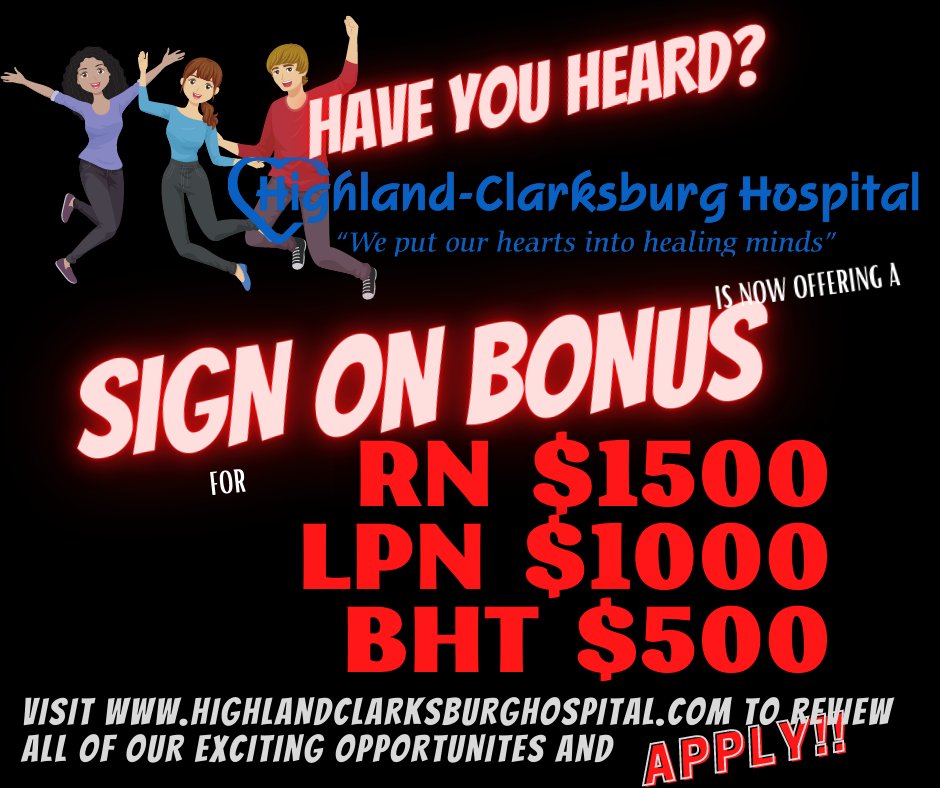 HighlandWV's tweet photo. Visit https://t.co/H10iy09pj2 to apply!! https://t.co/QZACR9jj00