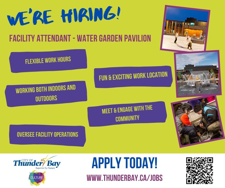 TBayCulture's tweet photo. ‼WE ARE HIRING‼
APPLY TODAY - https://t.co/L1q4Ua7be1 https://t.co/QnfnjauSPz