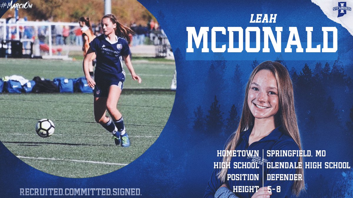 The forest continues to grow‼️

<a href="/leahkmcdonald/">leah mcdonald</a> is the newest Sycamore! 

Welcome to the family🌳⚽️

#MarchOn | #NSD21