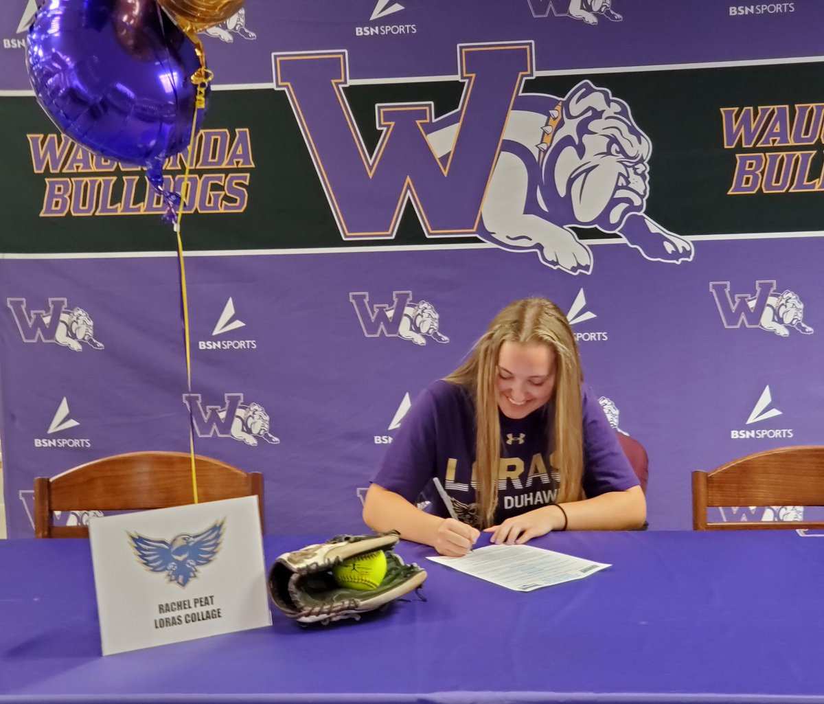 GoWHS_Classof22's tweet photo. Congratulations, Rachel! @WaucondaSBall https://t.co/OwkAT3EMVm