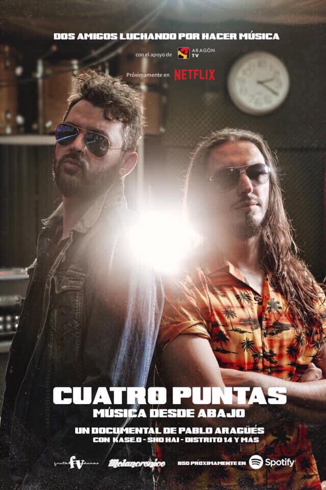 #CuatroPuntas el documental de <a href="/pabloaragues/">Pablo Aragüés</a> sobre La Cofia y El Dos, con la participación <a href="/aragontv/">Aragón TV</a> se estrenará el próximo día 19, a las 20:30h, en la @Filmozar.
¡Y a partir de 2022 en <a href="/netflix/">Netflix</a>!
•
#kaseo #shohai