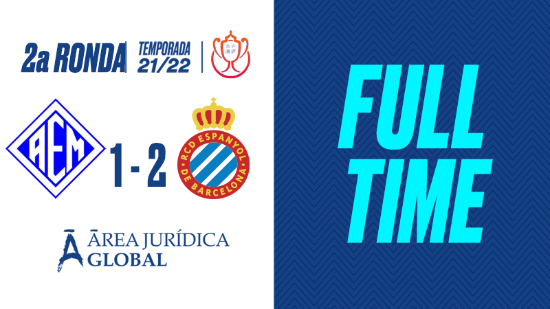 RCDEFemeni's tweet photo. 🔊 FULL-TIME
@SEAEM_1925  1 - 2 @RCDEspanyol    
⚽️ Maite
⚽️ Dana

Classificades! 💪

#RCDEFEM https://t.co/Wa1LD8mxON