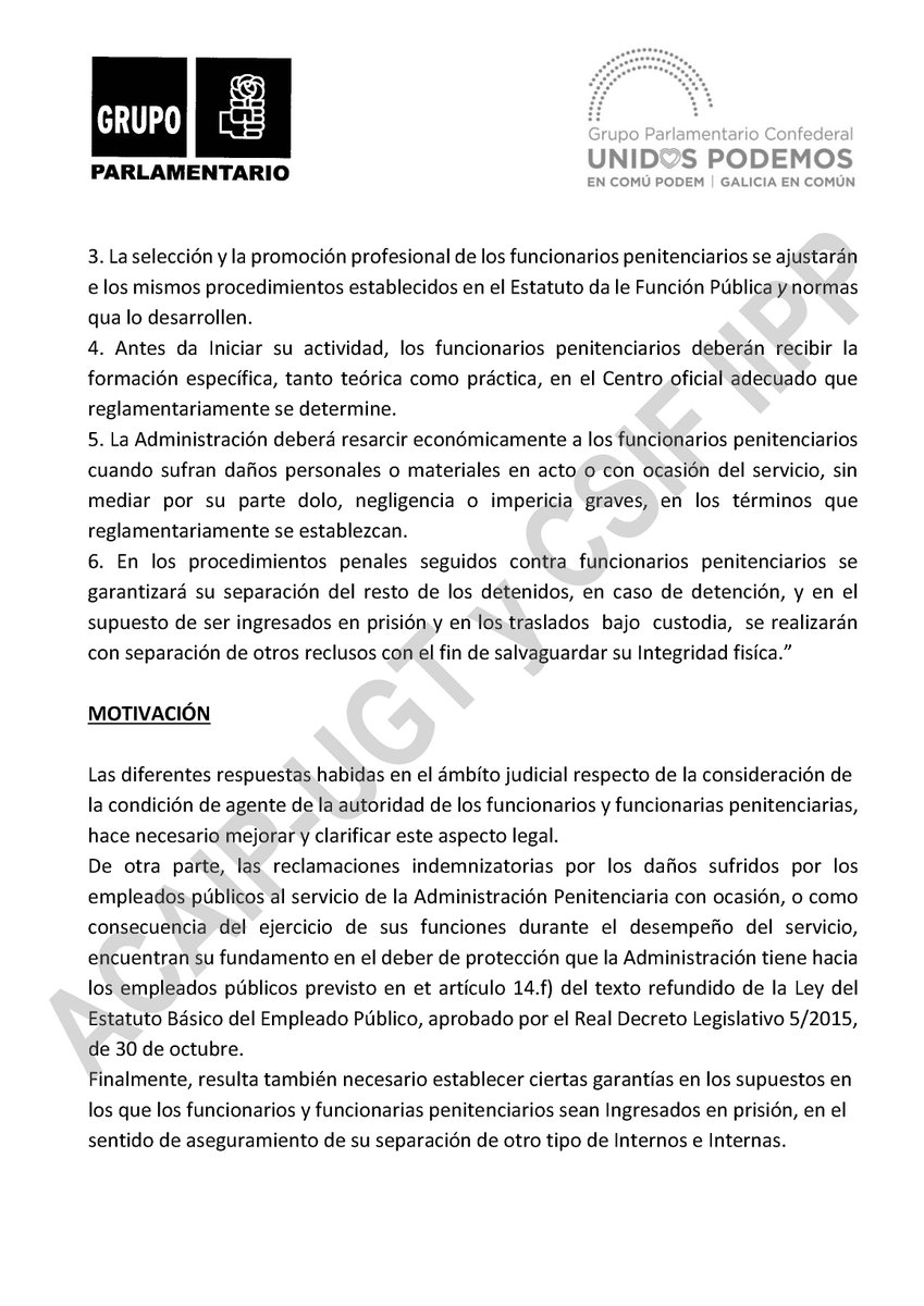 AcaipSindicato's tweet photo. @gpscongreso y @PodemosCongreso presentan enmienda tramitación reforma #LeyMordaza del art. 80 de la LOGP
➡️Agentes autoridad
➡️Principio veracidad e indemnidad
➡️Seguridad funcionarios detenidos
➡️Identificación número profesional https://t.co/5eWWXxwc0T