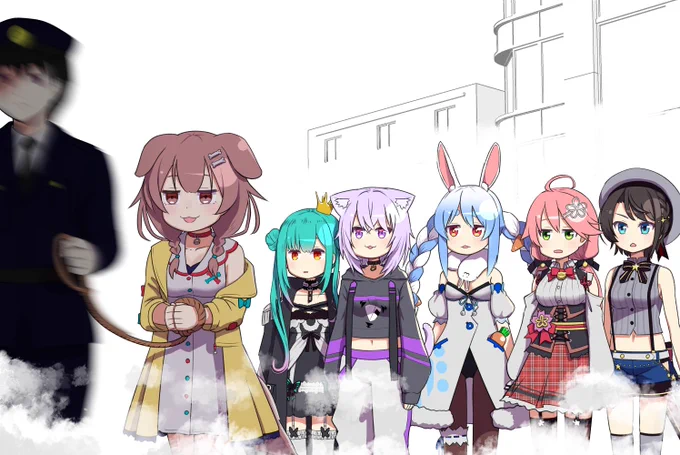 シャバで待ってるから…
#できたてころね #絵かゆ #プロテインザスバル  #ぺこらーと #miko_Art #絵クロマンサー 