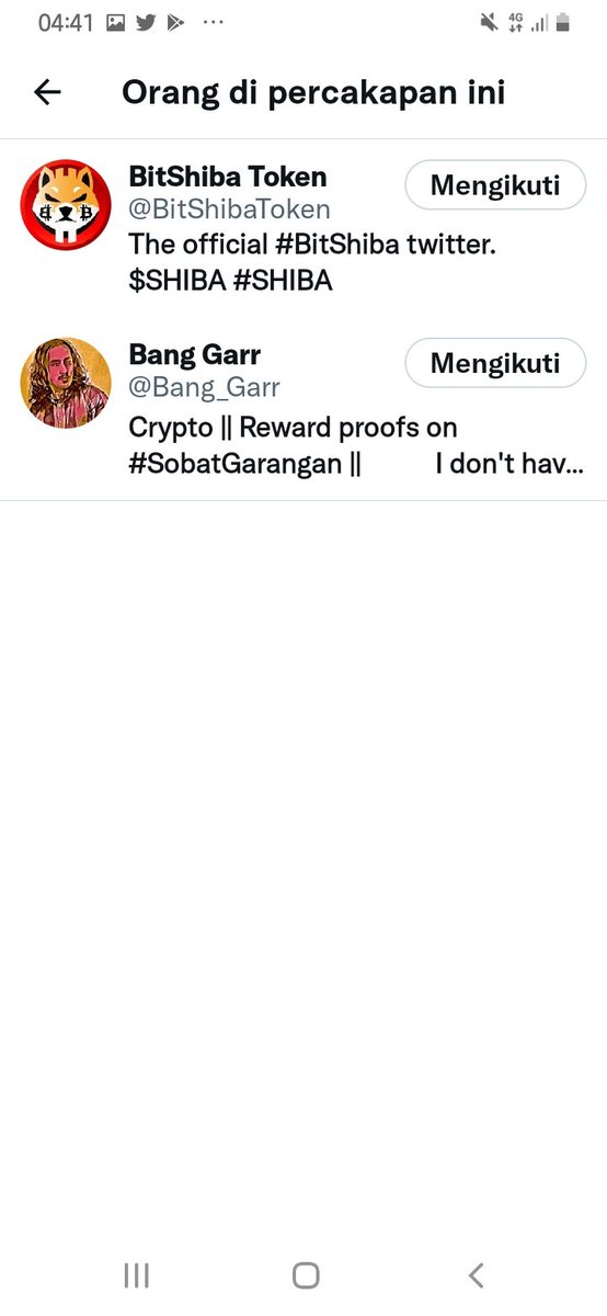 AuliaChirilda's tweet photo. @Bang_Garr @BitShibaToken Done https://t.co/iVZFW5vMQu