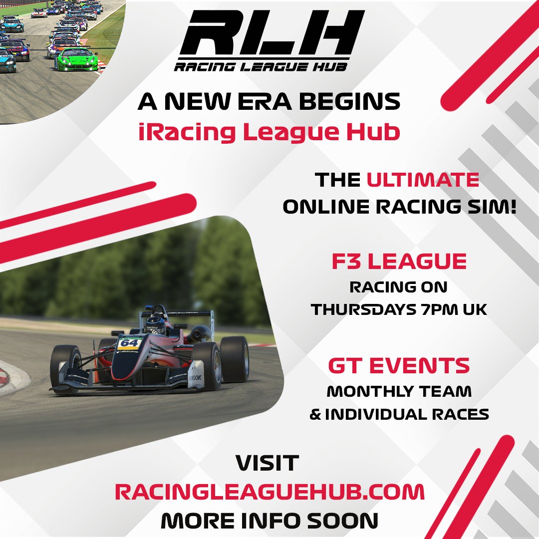 RacingLeagueHub's tweet photo. It's here 😍 RLH will be iRacing in the new year! 

https://t.co/gVyucgnvbk https://t.co/0wlt44KzGO