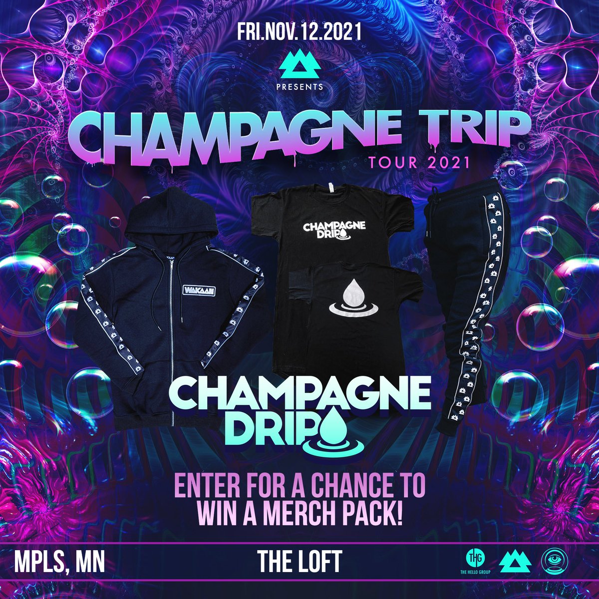 ChampagneDrip's tweet photo. MINNEAPOLIS! I’m running a Merch giveaway for ticket holders to my upcoming show this weekend! 🚨

LIKE, RETWEET &amp; TAG A FRIEND TO ENTER! 💧 https://t.co/bm2N8YPaQV