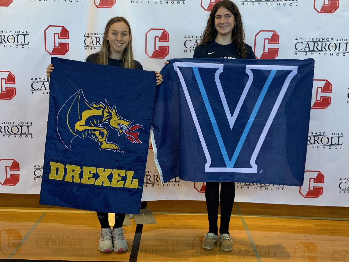 Carroll_GBball's tweet photo. 🏀 Congratulations to our seniors @_grace_oneill and @maggie_grant44 on #NationalSigningDay 🤩 @DrexelWBB @novawbb https://t.co/aiw3F0kS5k