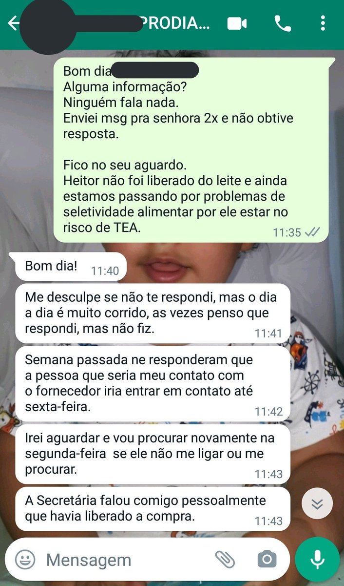 Nunca que eu imaginei passar esse sufoco com o meu filho que foi tão planejado e aguardado.
R$250 cada lata de leite de aminoácido e que a <a href="/pmsjmoficial/">Prefeitura Municipal de São João de Meriti</a> não entrega desde dezembro.
1 ano!
Todo dia eu faço apelo aqui e não é fácil.
Meu filho toma pq precisa.
Pq tem necessidades +