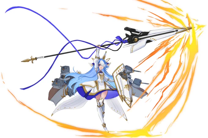 マイレ・ブレゼちゃんrkgk🗡️🛡️
可愛いしカッコいいのであーる!
#アズールレーン #AzurLane  #碧蓝航线 