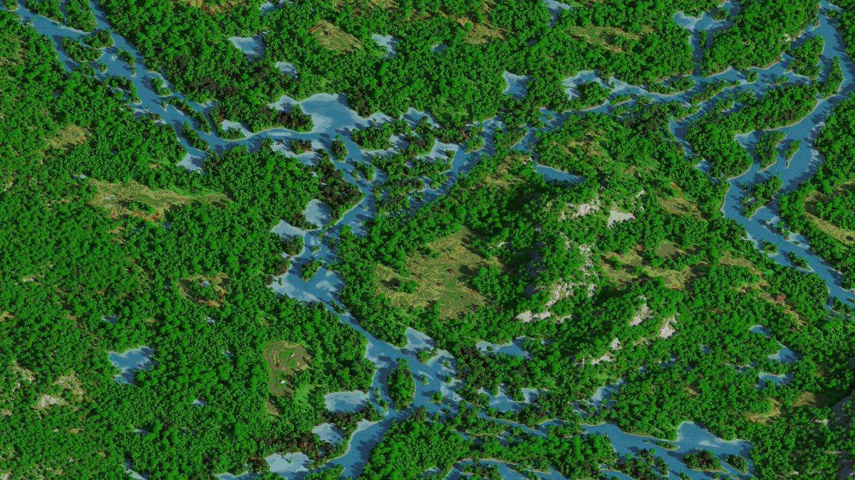 leonex17's tweet photo. Amazon river 

World size: 3000x3000

The programs I used to create the world:
#WorldPainter
#minecraftmap #terraforming #terrain https://t.co/84zvvScVAn