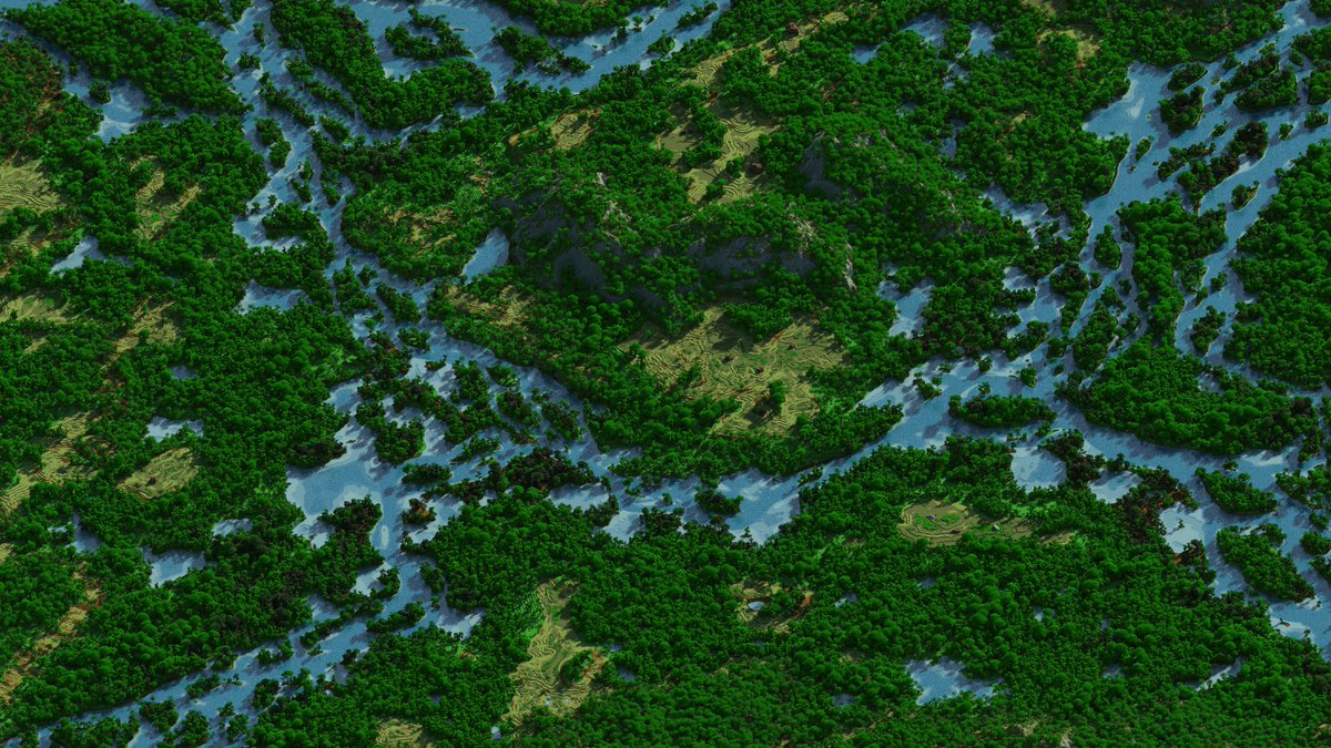 leonex17's tweet photo. Amazon river 

World size: 3000x3000

The programs I used to create the world:
#WorldPainter
#minecraftmap #terraforming #terrain https://t.co/84zvvScVAn