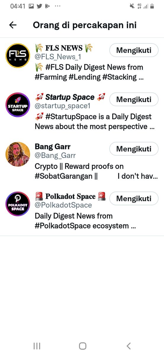 AuliaChirilda's tweet photo. @Bang_Garr @PolkadotSpace @startup_space1 @FLS_News_1 Done https://t.co/sMadfT81ZB