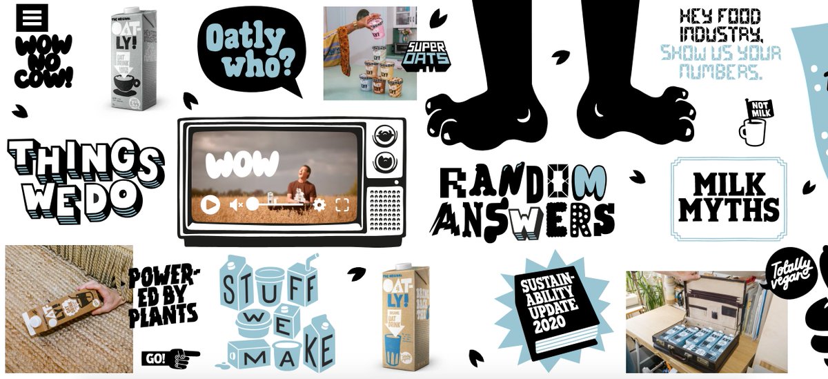 look &amp; feel of a 7.5 billion USD oat company: oatly.com