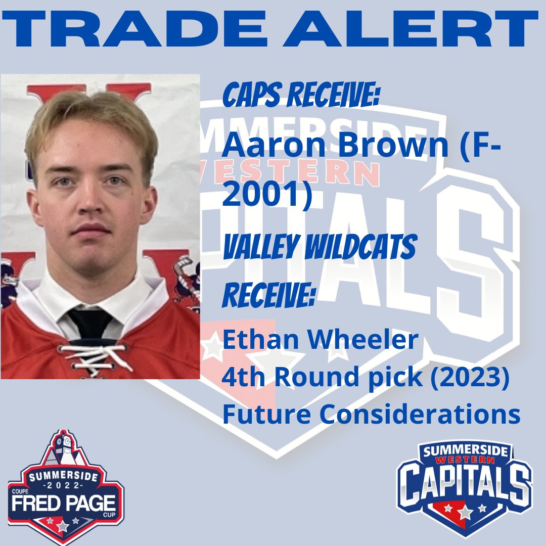 SsideCapitals's tweet image. Why make one trade when you can make 2? 🚨TRADE ALERT! 🚨 Caps have acquired forward Aaron Brown from the Valley Wildcats. Welcome to #CapsArmy Aaron!
