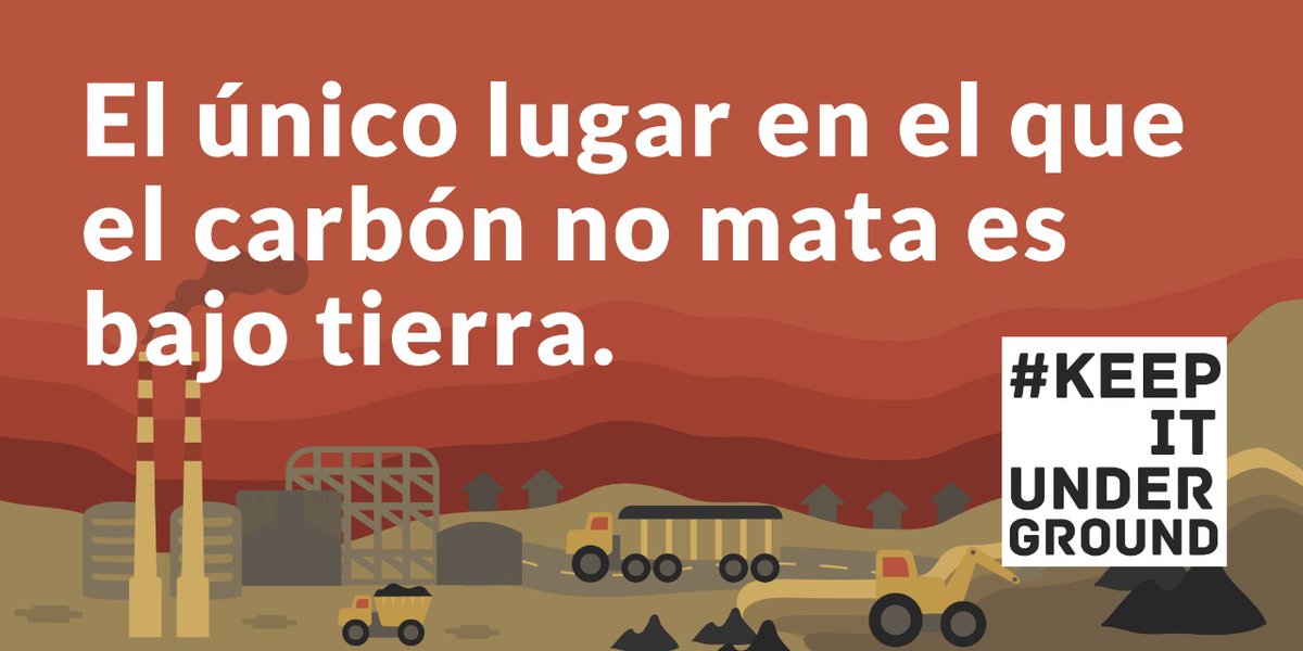 Si bien Chile🇨🇱 ya ha comenzado su proceso hacia la descarbonización, la extracción de carbón no ha sido incorporada en los planes, desconociendo que también es parte de la cadena de producción y de generación de emisiones🏭

#ChaoCarbón #DéjaloBajoTierra #KeepItUnderground