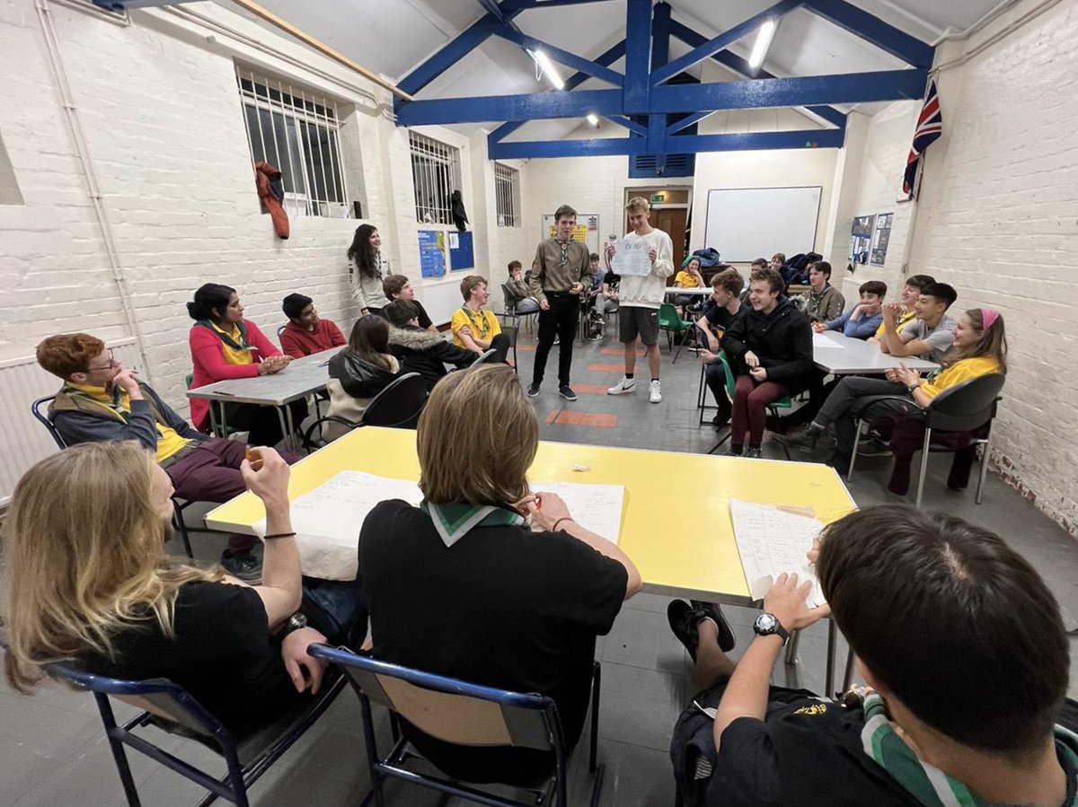 Anvil_ESU's tweet photo. The Explorers made a start on their #YouShape Awards last night - starting with a quick-fire chair swap to share ideas, which were developed and then pitched to the Leaders in our very own Dragon’s Den! 🔥🐉 #SkillsForLife https://t.co/58p3aSwhfy