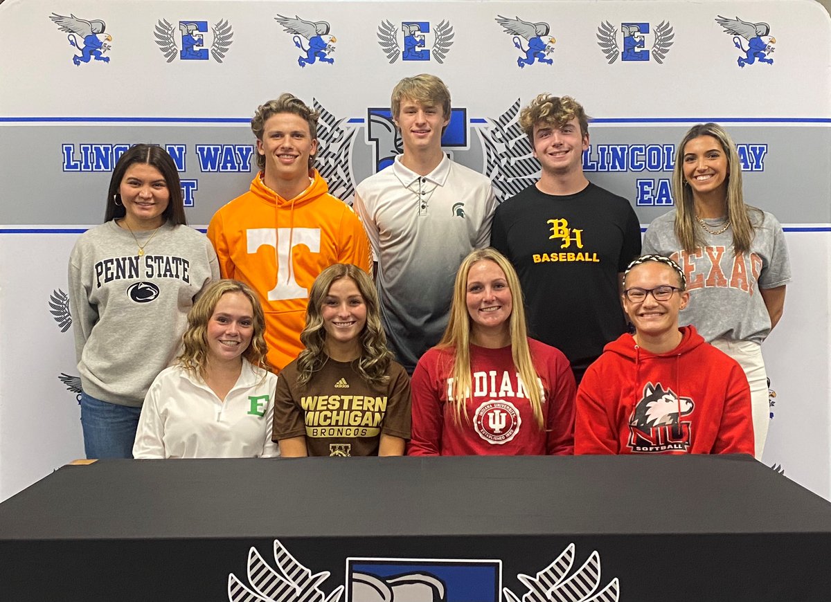 LWEastAthletics's tweet photo. Congrats to our Fall 2021 College Signees! Great group! https://t.co/iPQ2cAov04