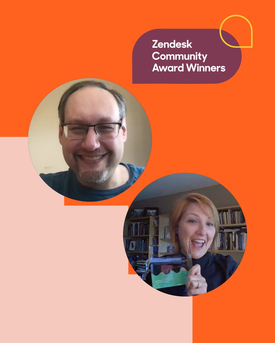 Honored to be recognized alongside <a href="/zenmasteradmin/">Zendesk by Heather</a> &amp; others as one of @zendesk's community award recipients today as part of #zendeskcommunityday 2021. #ChampionsOfCustomerService #cxtrends