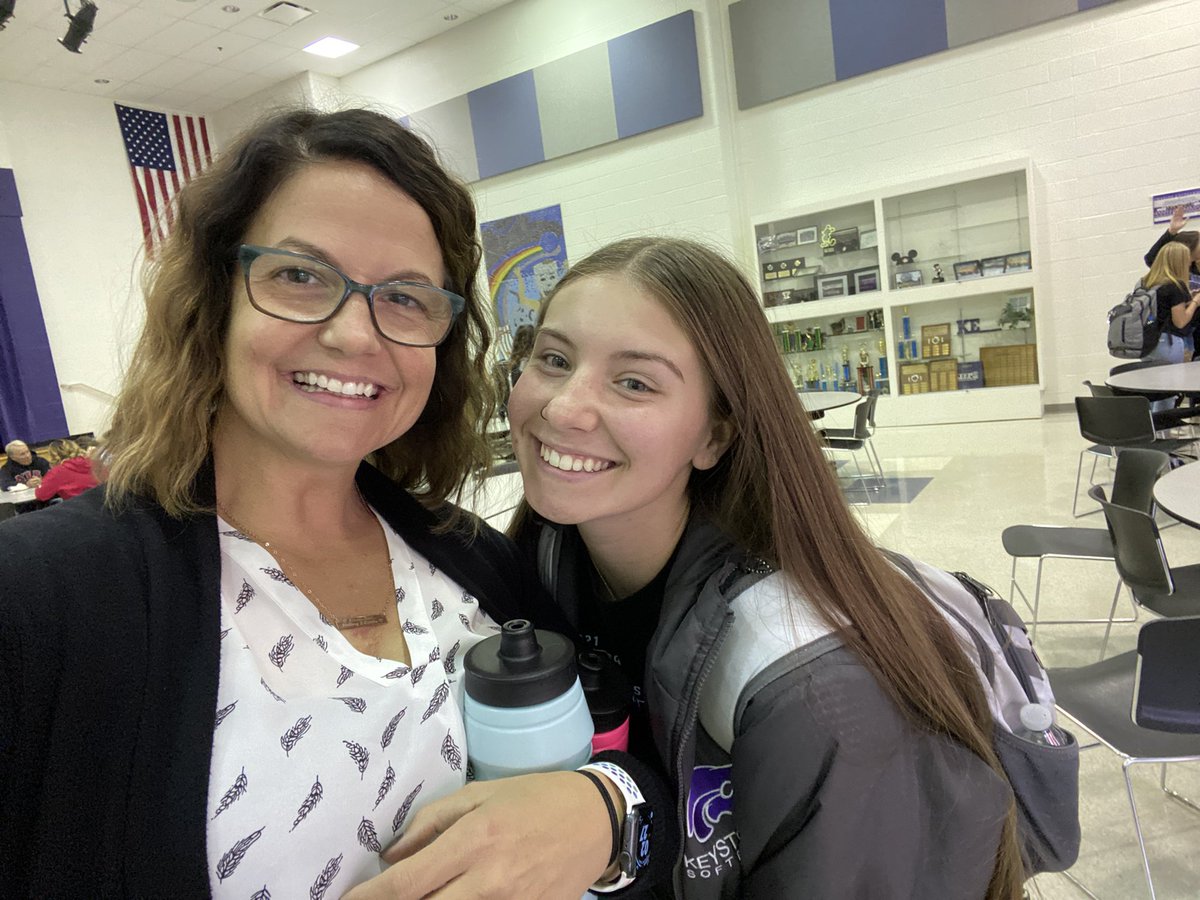 Loved celebrating these two stud athletes!!!! Congrats Lily and Dana!!!  Your future destinations will be blessed to have two hardworking, dedicated athletes who love the game 💜💜