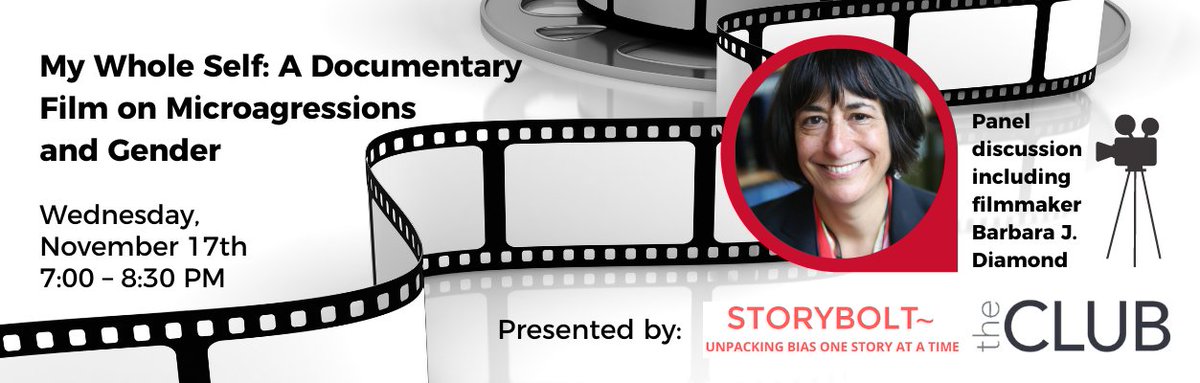 TheCLUBSV's tweet photo. We’re delighted to invite you to a documentary film exploring gender bias. Following the film, we’ll have a panel discussion with the film maker
Barbara J. Diamond, CEO Nassim Abdi of Storybolt, and United Airlines’ uIMPACT ERG leader Soude Mansourian. https://t.co/5KBXLBcdJc https://t.co/MgWAZb1H6Q