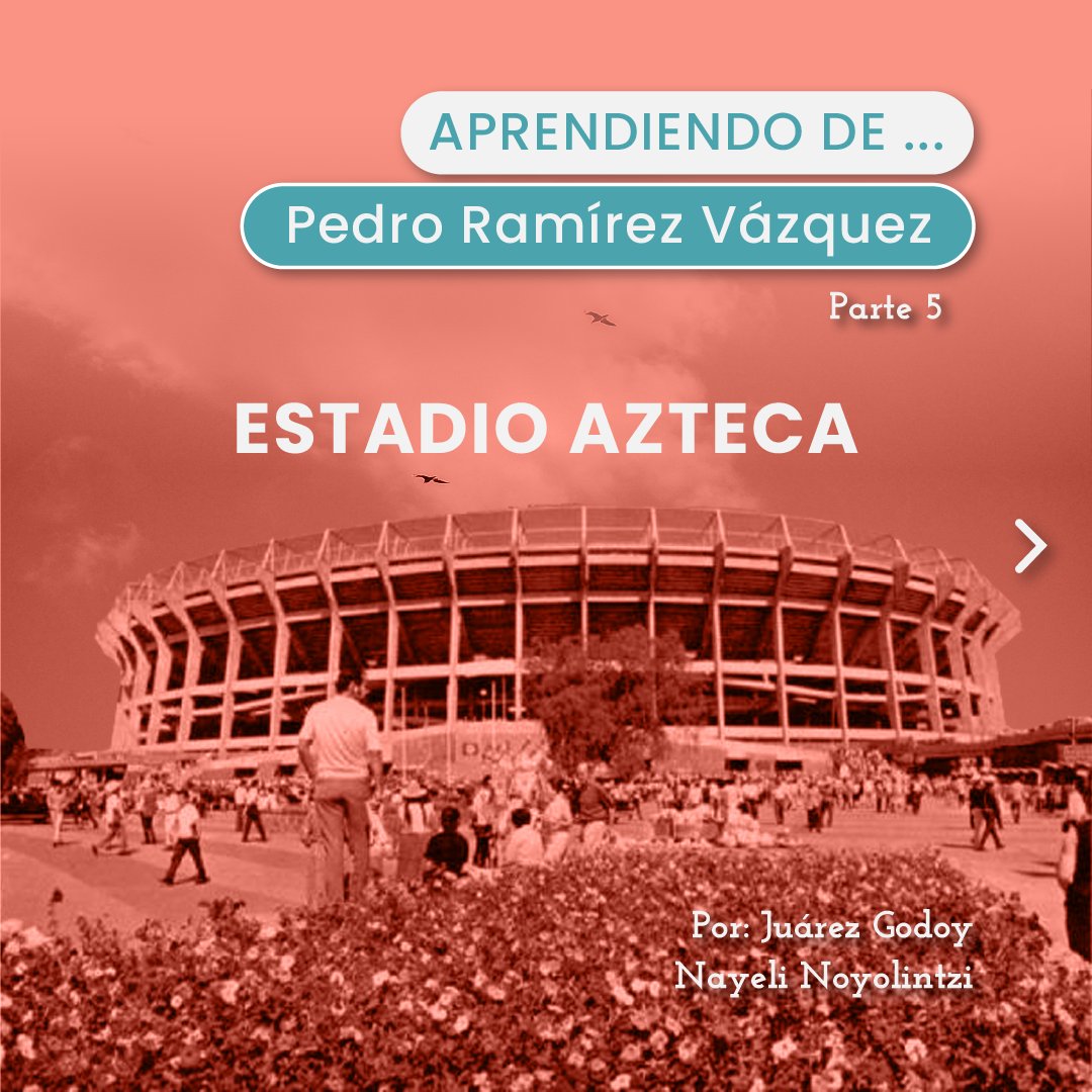 codigo_aureo's tweet photo. APRENDIENDO DE… PEDRO RAMÍREZ VÁZQUEZ - ESTADIO AZTECA Ultima parte.
Por: Juárez Godoy Nayeli Noyolintzi.
Conoce más detalles del Coloso de Santa Úrsula. 
Link: https://t.co/UgCiNk367p
#Estadio #Azteca #PedroRamirezVazquez #EstadioAzteca #Coloso #arq #arch #stadium #Mexico68 https://t.co/vfRO0BXRtc