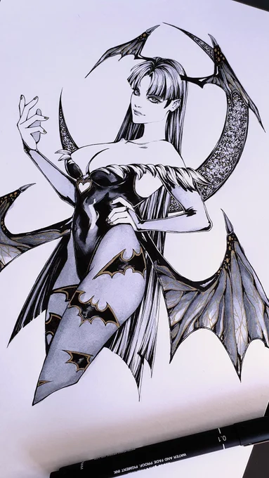Morrigan Aensland ink com 