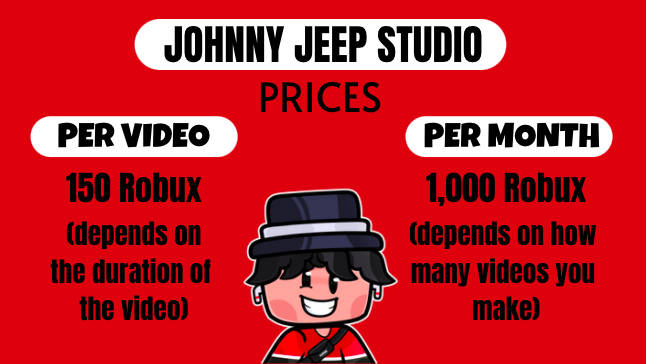 JohnnyJeep_'s tweet image. 🚨 Commission Sheet!
-Contact me via twitter or discord!
Johnny Jeep#9999
-To view my editing skills check my youtube channel!
Youtube.com/JohnnyJeepPlays
Likes & Retweets are appreciated!
#Roblox #RobloxEditor #VideoEditor