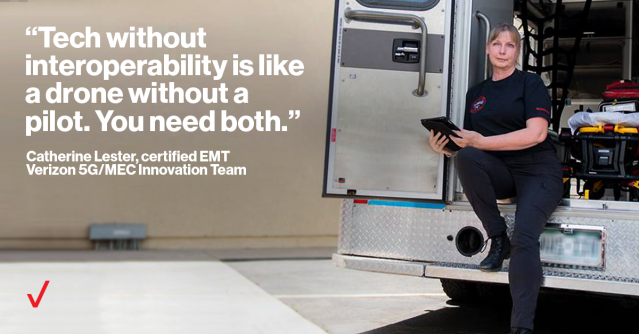 gregwelchusa's tweet photo. By leveraging #DroneTech and interoperability, Catherine will be able to make life saving decisions in dire situations. @vzpublicsector #IamVZ https://t.co/evHo4hauig https://t.co/ElIHj5csvC