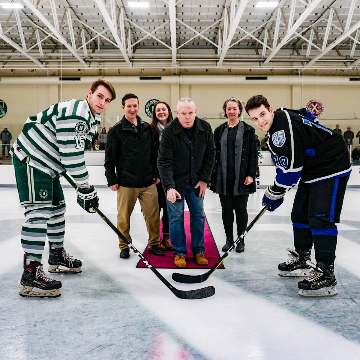 NicholsSchool's tweet photo. After the debut event in 2019, the @MB_OneLastGoal charity hockey game returns on Saturday, December 10! Join us at Nichols Ice Rink and support the One Last Goal Foundation and their mission to bring light to the conversation around mental health and help the local community. https://t.co/1RnwlSIjEG
