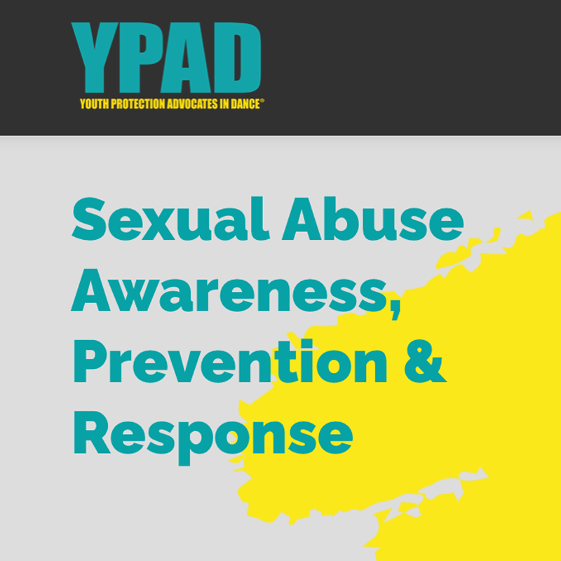 Back with another important and FREE dance resource from our friends at YPAD - Sexual Abuse Awareness, Prevention &amp; Response. Enroll for free at loom.ly/blnK0F8