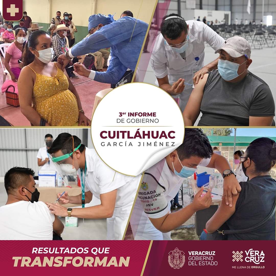 #ResultadosQueTransforman: A través del Plan de Vacunación contra COVID-19, se aplicaron en tiempo y forma las dosis para las personas de 30 años en adelante.

#3erInformeCGJ