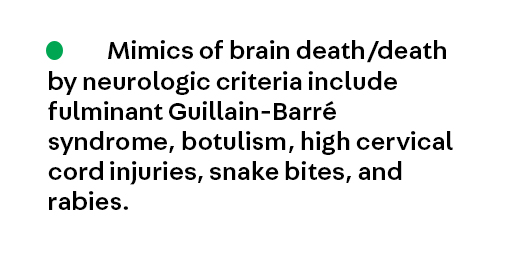 Key Point 3 from the article #BrainDeath /Death by #Neurologic Criteria Determination by Drs. Ariane Lewis and Matthew P. Kirschen (@MattKirschen), which is open to all at continpub.com/BrainDeath. #neurology #MedEd #NeuroTwitter