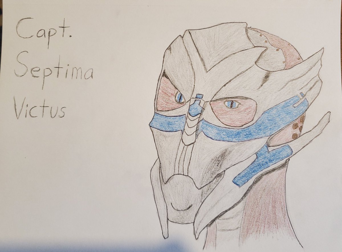 Hello, fans! We are 5 days out from our premier episode, so thought we'd introduce you to the main cast, 1 per day. Meet Captain Septima Victus (yes, of that Victus line, just distantly). She's a no-nonsense C-Sec captain in charge of a brand new, cross-species task force.