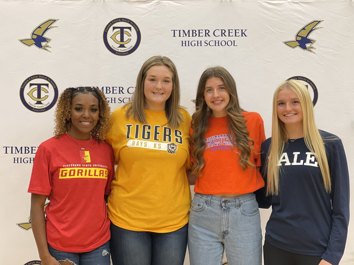 So proud of 4 female athletes that signed today to further their athletic careers in college.  
<a href="/TCHS_WSOCCER/">TCWS</a> @rileystern17 <a href="/TCHSVOLLEYBALL/">TCHSVB</a> <a href="/HalleSherlock/">Halle Sherlock</a> 
2 for @FalconFast_TCHS <a href="/kennedyspaeth04/">Kennedy Spaeth</a>  and <a href="/MakWatson01/">Makayla N. Watson</a> 

Congratulations Ladies!! #BeGreat 
@TCHSTalon <a href="/KISDAthletics/">Keller ISD Athletics</a>