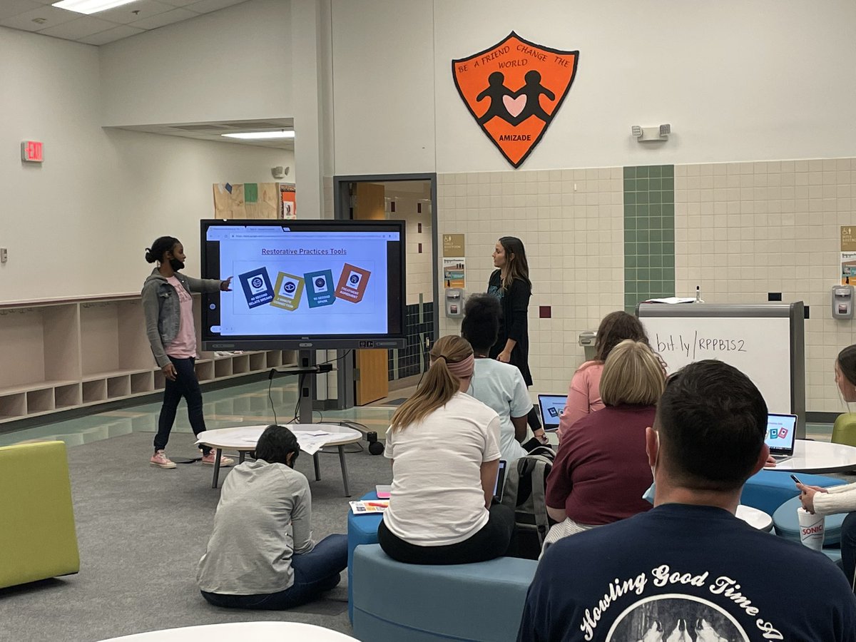Andreasibley's tweet photo. @BrightAcadFISD The Whole Child Committee presenting on Tier 1 classroom management supports. #FISDlearns #FISD_CICs https://t.co/JFXC3Zg8LK