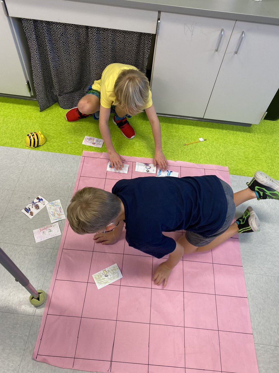 CatherineFox5's tweet photo. We had a goal and made a plan to get there! Using all the bots to show our understanding of story structure @PortersNeck @s_fisch19 https://t.co/McgCvjOumH