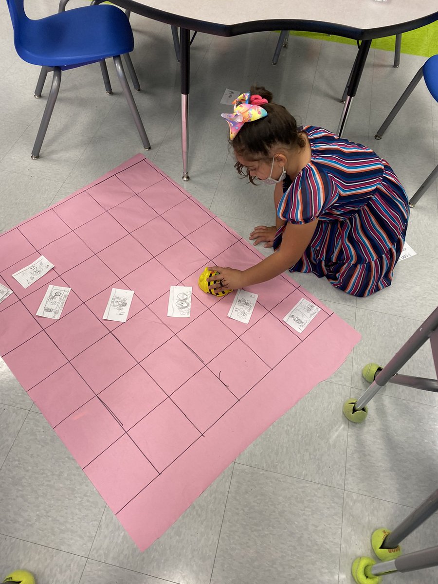 CatherineFox5's tweet photo. We had a goal and made a plan to get there! Using all the bots to show our understanding of story structure @PortersNeck @s_fisch19 https://t.co/McgCvjOumH